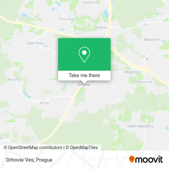 Карта Drhovle Ves