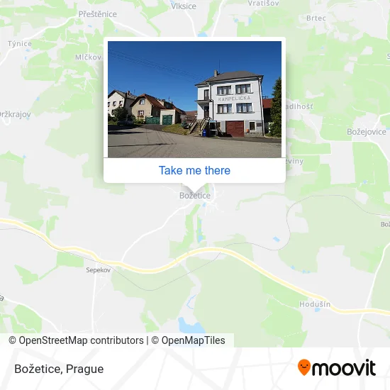Карта Božetice