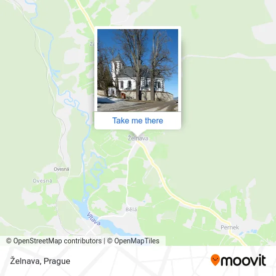 Карта Želnava