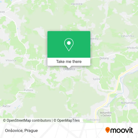Карта Onšovice