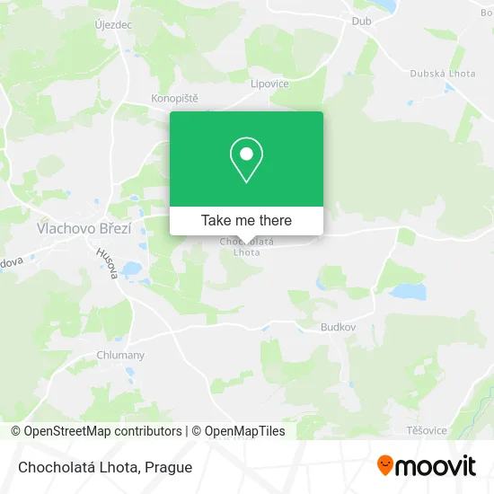 Карта Chocholatá Lhota