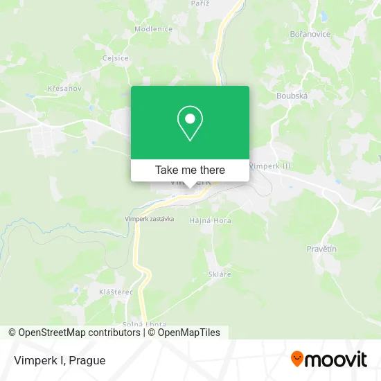 Карта Vimperk I