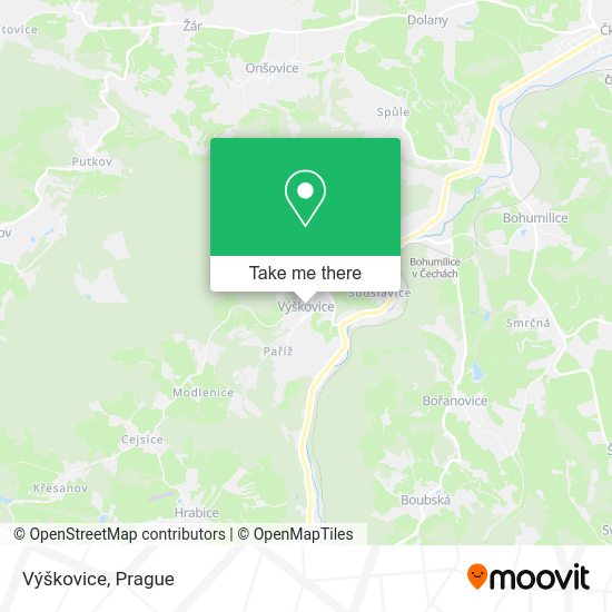 Výškovice map