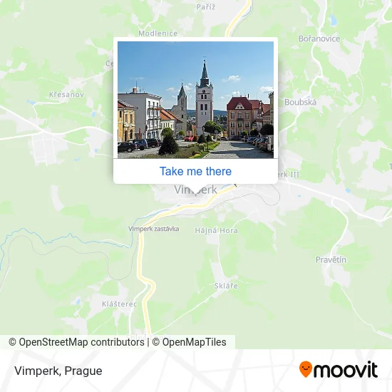 Карта Vimperk
