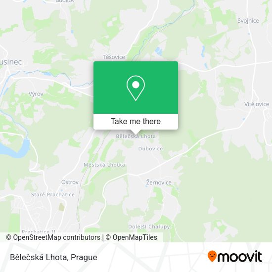 Bělečská Lhota map
