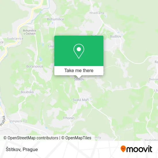 Карта Štítkov