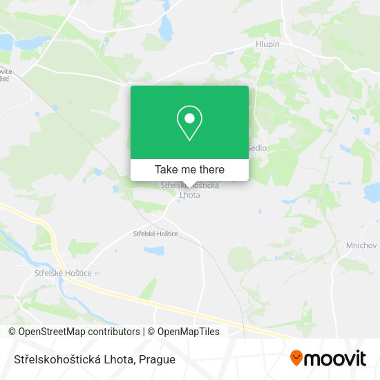 Střelskohoštická Lhota map