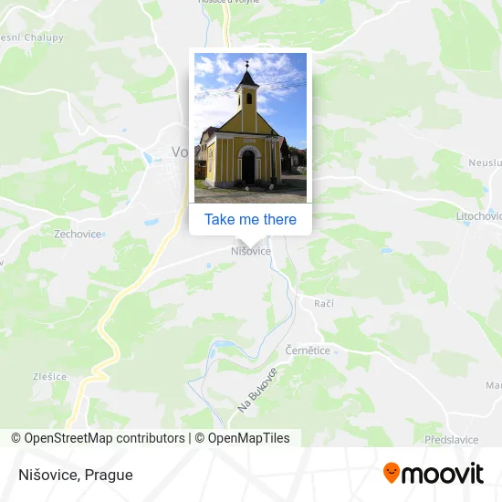 Карта Nišovice