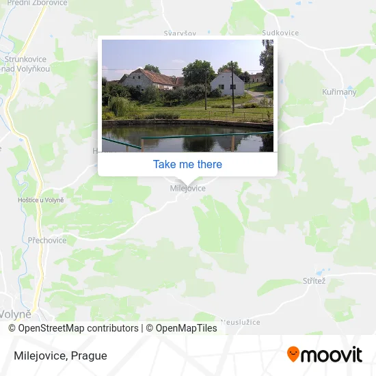 Карта Milejovice