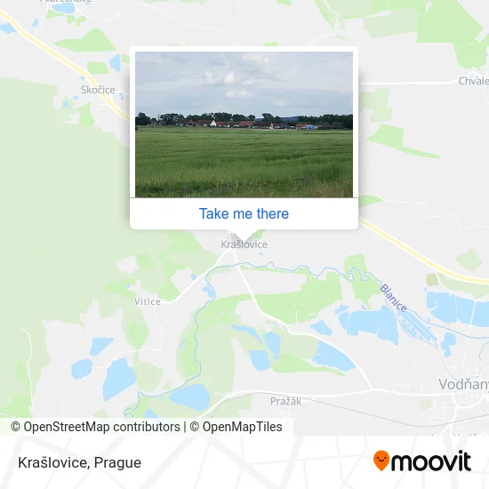 Карта Krašlovice