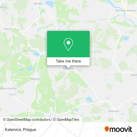 Карта Kalenice