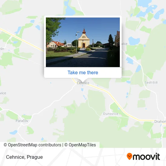 Карта Cehnice