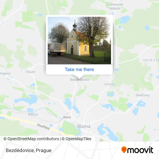 Карта Bezdědovice