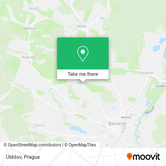 Карта Útěšov