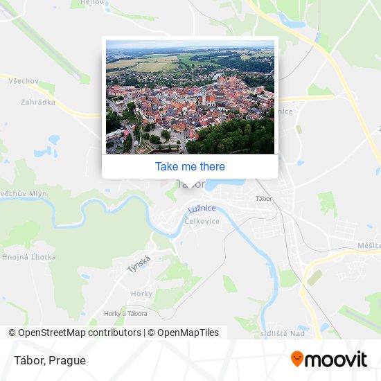 Tábor map