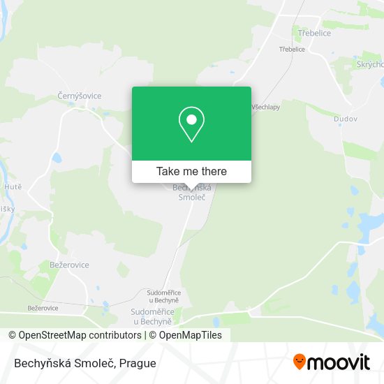 Bechyňská Smoleč map