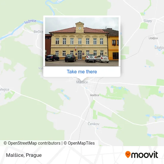 Карта Malšice