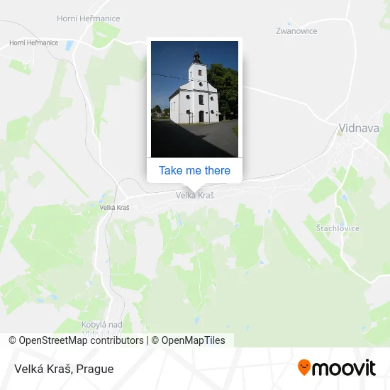 Карта Velká Kraš