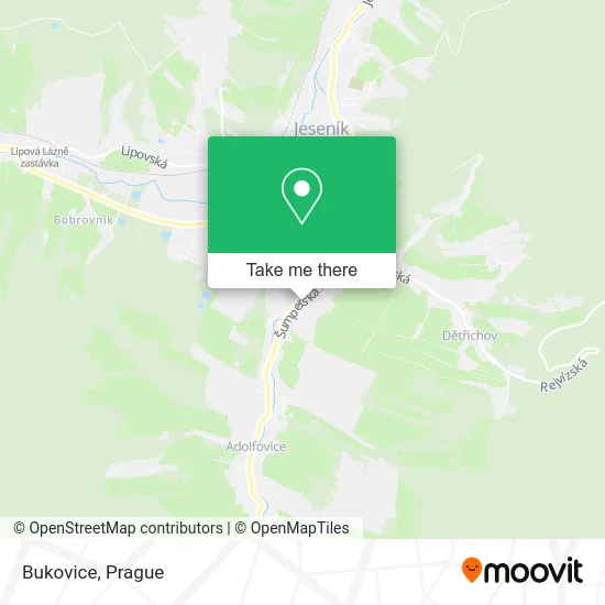 Карта Bukovice