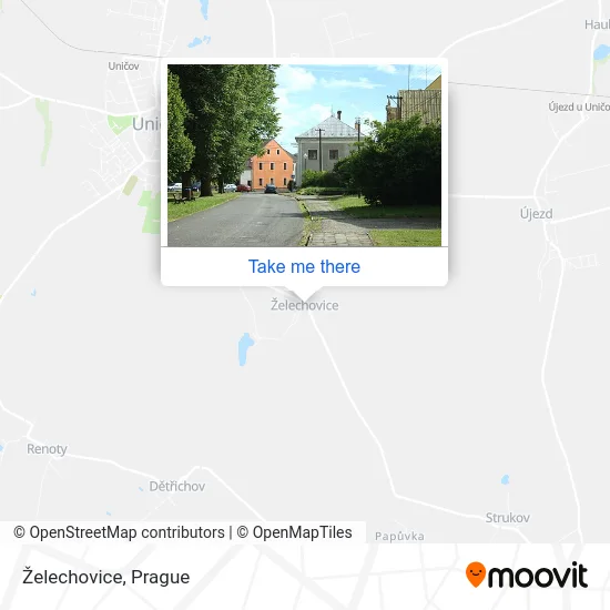 Карта Želechovice