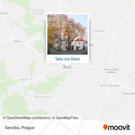 Карта Senička