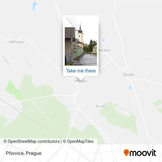 Карта Pňovice