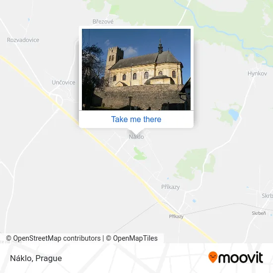 Карта Náklo