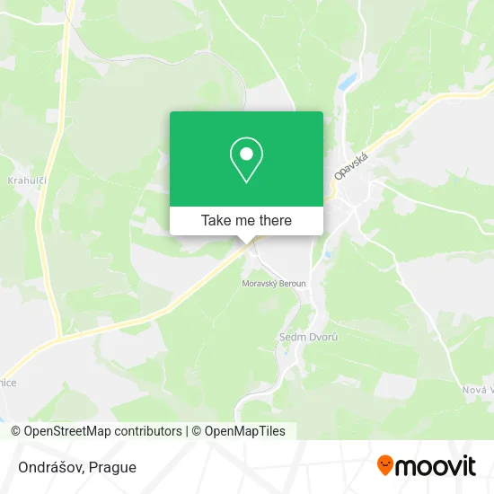 Карта Ondrášov