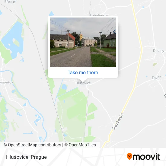 Карта Hlušovice