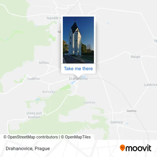 Карта Drahanovice
