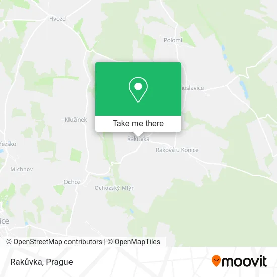 Карта Rakůvka