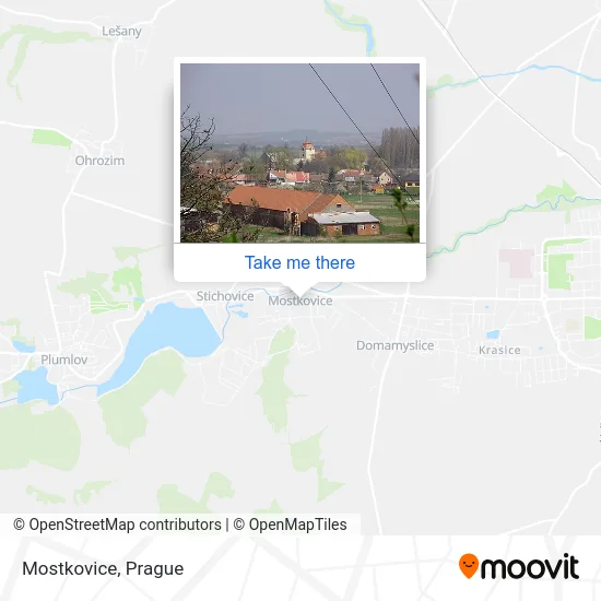 Карта Mostkovice