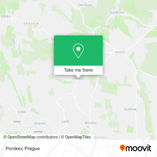 Карта Ponikev