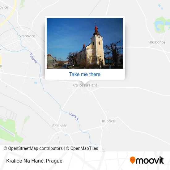 Карта Kralice Na Hané