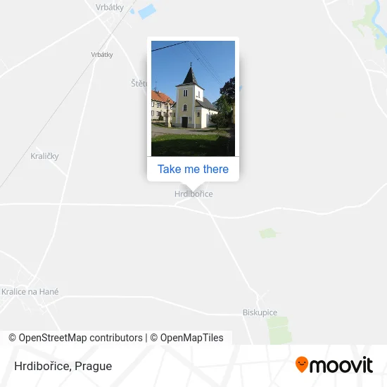 Карта Hrdibořice
