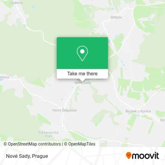 Карта Nové Sady