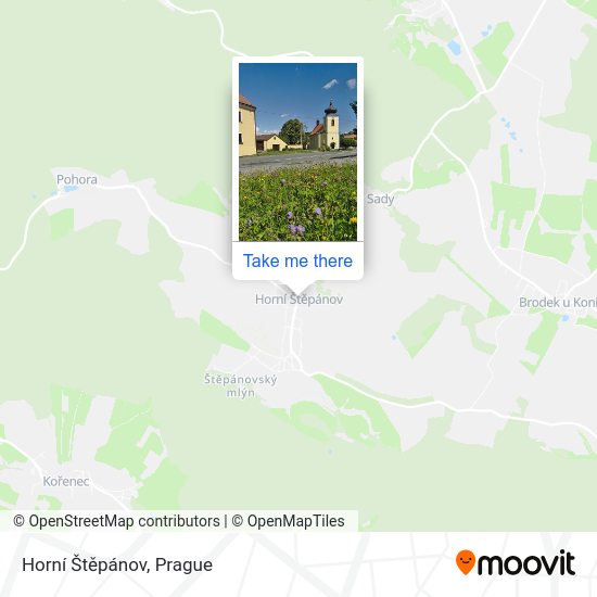 Horní Štěpánov map