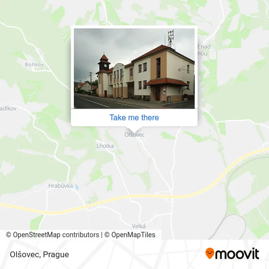 Карта Olšovec