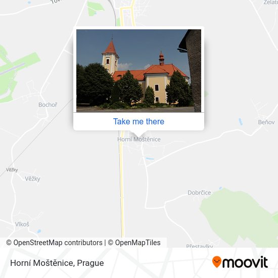 Horní Moštěnice map