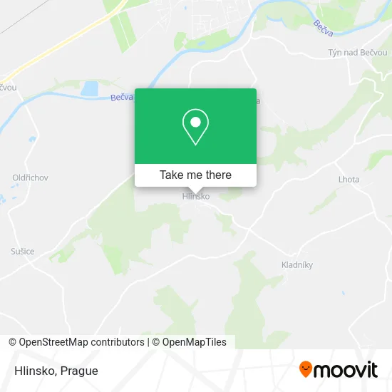 Карта Hlinsko