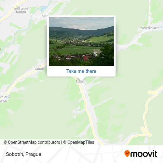 Карта Sobotín