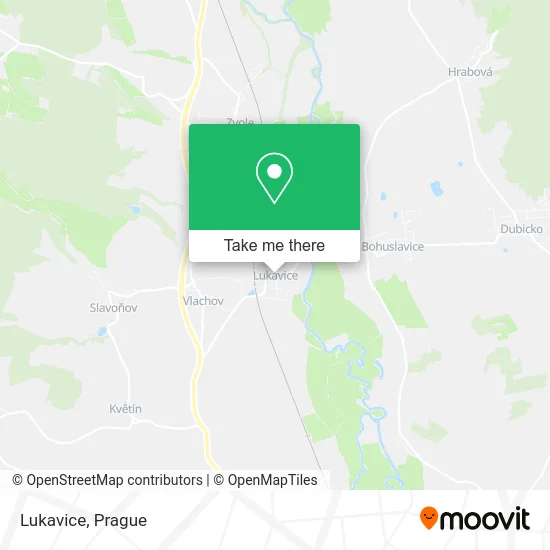 Карта Lukavice