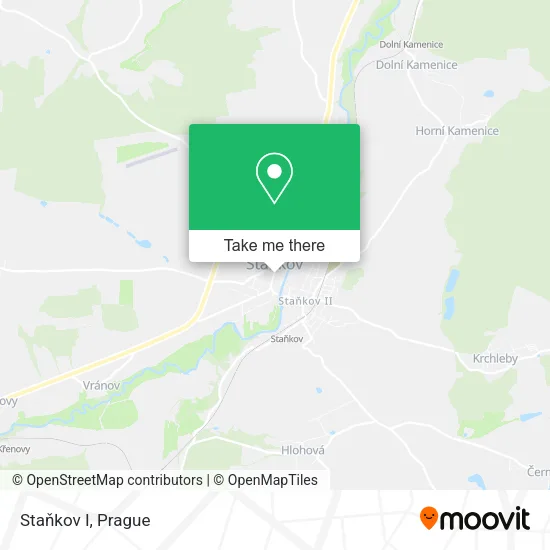 Карта Staňkov I