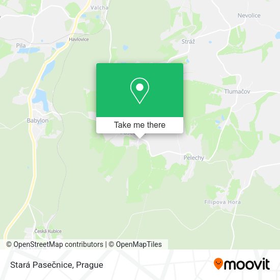 Карта Stará Pasečnice