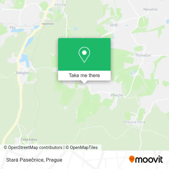 Карта Stará Pasečnice