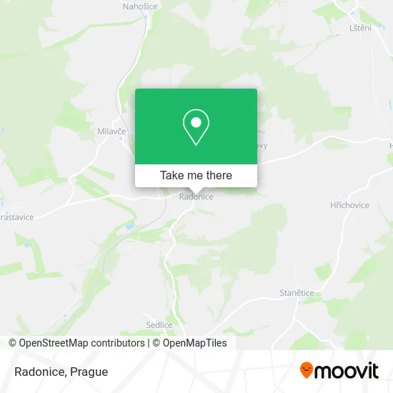 Карта Radonice