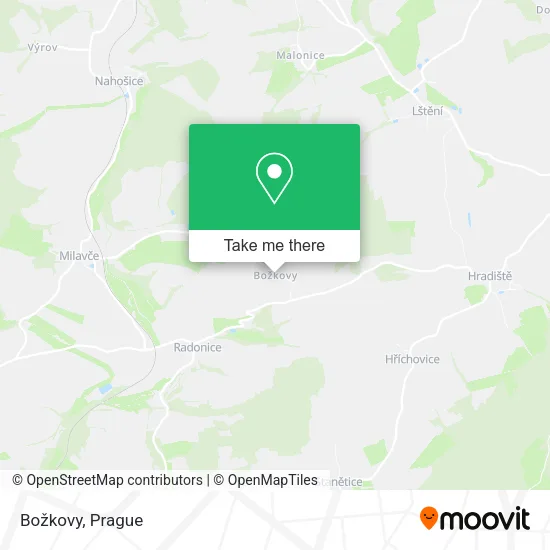 Карта Božkovy