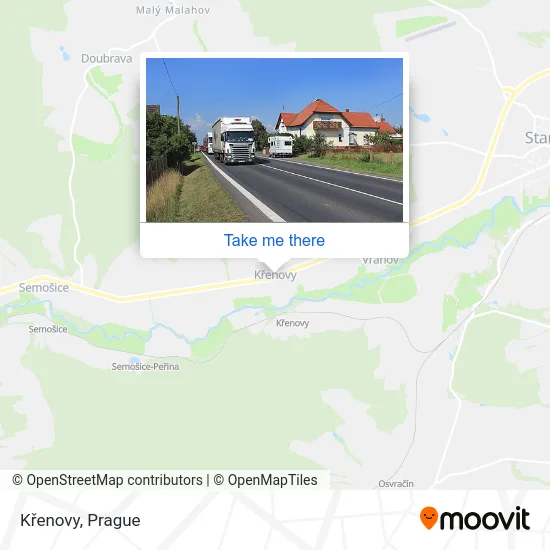 Křenovy map