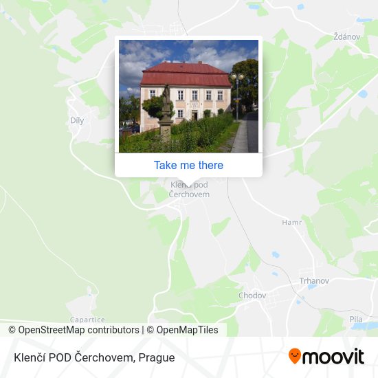 Klenčí POD Čerchovem map