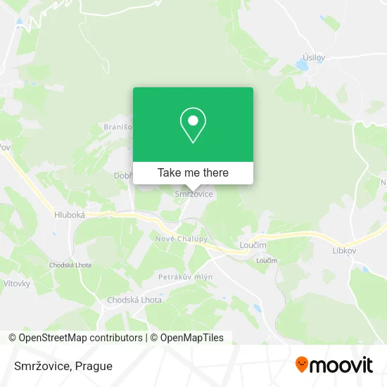 Карта Smržovice